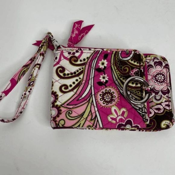 Vera Bradley Pink‎ Paisley Phone Wristlet - Picture 2 of 4